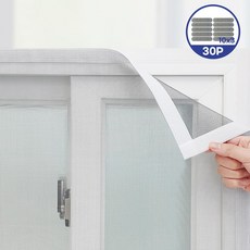 쾌청 촘촘방충망 회색+흰색벨크로+물구멍방충망30p, 1세트 생활용품/방충용품 반품 최저가 11,110원