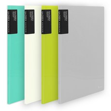 비팬시 글로시 클리어화일 A4 20매, 민트, 아이보리, 그레이, 그린, 4개 문구/오피스/학용품/수업준비 반품 최저가 10,640원