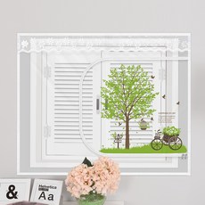 다샵 창문형 지퍼식 프리미엄 모기장 초록향기, 1개 홈인테리어/방풍비닐 반품 최저가 4,550원