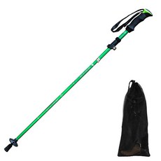 안시스터즈 3단접이 일자 등산스틱 + 케이스, 그린(등산스틱), 블랙(케이스), 1개 스포츠/레저/등산/아웃도어 반품 최저가 19,190원