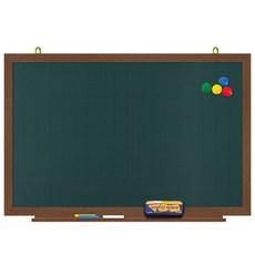 파란들칠판 자석 분필칠판, 월넛, 60 x 40 cm 문구/오피스/보드/칠판/광고 반품 최저가 11,490원