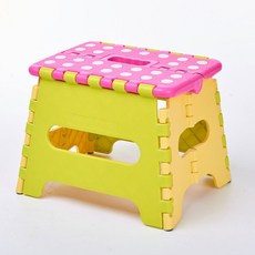 땡땡이 접이식 스툴, 핑크 홈인테리어/싱글하우스 반품 최저가 3,670원