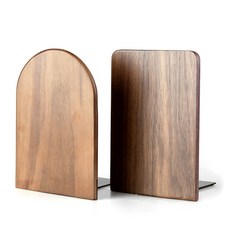 제노윈 월넛 북엔드 책지지대 2종 세트, 우드 문구/오피스/사무용품 전문관 반품 최저가 24,800원
