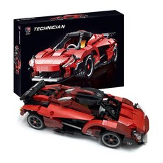 자동차 블럭 T515 럭셔리 하이퍼카, 레드, 1개 완구/취미/블록놀이 반품 최저가 20,720원