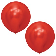 셈퍼텍스 대형풍선 60cm, 리플렉스 크리스탈레드, 2개 문구/오피스/파티/이벤트 반품 최저가 4,980원