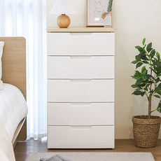 아이리스 국내 제조 플라스틱 서랍장 HG-555B, 화이트, 5단 홈인테리어/드레스룸 반품 최저가 48,473원