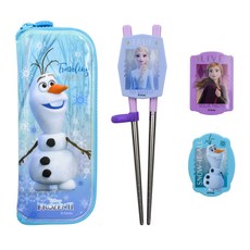 릴팡 겨울왕국2 트리오 체인지 교정용 젓가락 2단계 + 안전 지퍼 수저케이스 올라프 세트, 혼합 색상, 1세트 출산/유아동/이유용품/유아식기 반품 최저가 8,110원