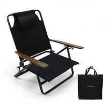 아이두젠 로우 릴렉스 넥 캔버스 접이식 캠핑체어, 블랙, 1개 스포츠/레저/낚시 반품 최저가 32,020원