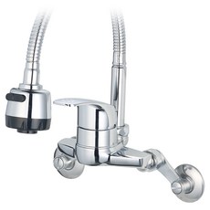 미리내 최고급형 벽붙이 코브라 주방수전 MF-201, 1개 생활용품/욕실용품 반품 최저가 27,360원