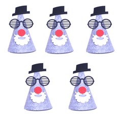 파티쇼 고급펠트 고깔모자, 신사모자, 5개 문구/오피스/파티/이벤트 반품 최저가 2,340원