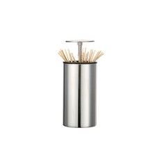 부스마켓 스틸디자인 원터치 자동 이쑤시개 홀더, Silver, 1개 생활용품/수납/정리 반품 최저가 18,530원