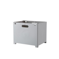 부스마켓 걸이형 접이식 세탁 바구니 M, Gray, 1개 홈인테리어/바구니/바스켓 반품 최저가 11,300원