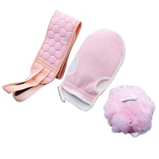 브릴리홈 샤워볼 + 타올장갑 + 롱스트립 세트, 핑크, 1세트 undefined/undefined 반품 최저가 4,970원