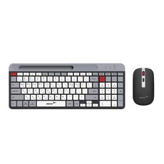 CJ이엔엠 3 in 1 블루투스 무선 키보드 + 마우스 세트, BLACK + GRAY, BW100, 일반형 가전디지털/키보드/마우스 반품 최저가 25,070원