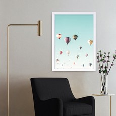 마벨인홈 인테리어 풍경화 열기구 우드액자 포스터 세트, 화이트 완구/취미/수집품 반품 최저가 16,520원