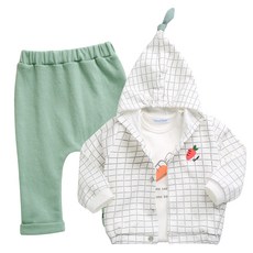 그린베베 아동용 캐럿 후드점퍼 3종 세트 출산/유아동/유아동패션 반품 최저가 17,950원