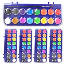 풀컬러즈 수채화 고체물감 5p, 16색 완구/취미/학습완구/교구 반품 최저가 9,490원