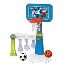 로보카폴리 2 in 1 농구대, 블루 + 화이트, 1개 완구/취미/스포츠/야외완구 반품 최저가 31,230원