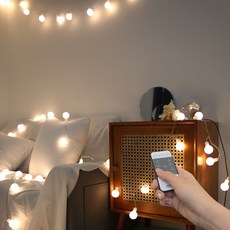 파인블루 3.2CM BIG 앵두전구 110구 + 리모컨 + 파우치, 1개 홈인테리어/조명/스탠드 반품 최저가 29,180원