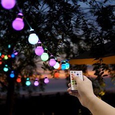 파인블루 17 컬러변환 빅 볼 앵두전구 50구 + 리모컨 + 파우치, 혼합색상, 1세트 홈인테리어/셀프인테리어 반품 최저가 9,730원