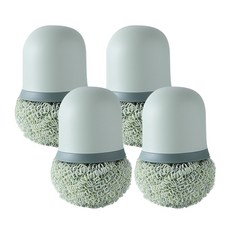 제이포 4색 파스텔 수세미 스틱 민트 + 볼 민트 세트, 4세트 주방용품/주방잡화 반품 최저가 2,740원