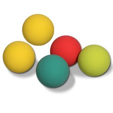 포테가르 60mm 탄력 훈련 컬러 스쿼시 공, 랜덤발송, 5개 스포츠/레저/라켓스포츠 반품 최저가 9,460원