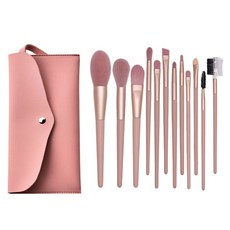 데일리프렌즈 유미네 메이크업 브러쉬 12종 + 파우치 세트, 사쿠라, 1개 뷰티/뷰티소품 반품 최저가 7,360원