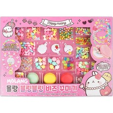 몰랑 블링블링 유아 비즈 꾸미기 DIY 세트, 혼합색상, 1개 완구_취미/역할놀이 반품 최저가 17,010원