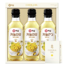 백설 카놀라유 선물세트 2호 + 쇼핑백, 1세트 식품/면/통조림/가공식품 반품 최저가 14,850원