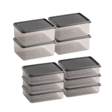 비트리 휘어지는 냉동실 정리용기 혼합세트3 600ml x 6p + 1L x 4p, 1세트 주방용품/특수저장용기 반품 최저가 28,310원