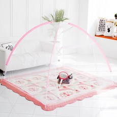 에코벨 중형 원터치 모기장 (3~4인용190cmx200cm), 핑크 홈인테리어/커튼/블라인드 반품 최저가 18,760원