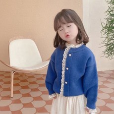 앤젤아이 여아용 레이스진주 가디건 니트 출산/유아동/유아동패션 반품 최저가 8,840원