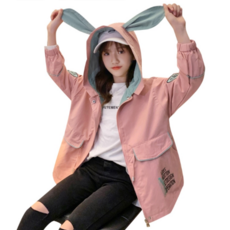 앤젤아이 여아용 토끼모자 야상 출산/유아동/유아동패션 반품 최저가 14,780원