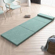 타니코튼 다용도 고탄성 접이식 매트리스 90 x 200 x 8 cm, 그린 홈인테리어/FW 침구샵 반품 최저가 61,710원