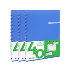 희망사무포인트 아이콘 악보 화일 40p, 청색, 3개 문구/오피스/사무용품 전문관 반품 최저가 11,550원