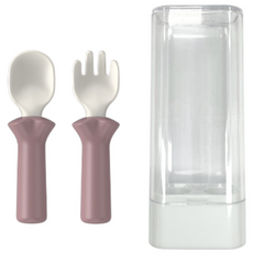 블루마마 모두얌 스푼 + 포크 + 케이스 세트, 핑크, 1세트 출산/유아동/이유용품/유아식기 반품 최저가 20,500원