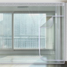 다샵 베란다형 지퍼식 방풍비닐 바람막이 에어캡 350 x 250 cm + 찍찍이테이프 12p, 1세트 생활용품/생활잡화 반품 최저가 46,900원