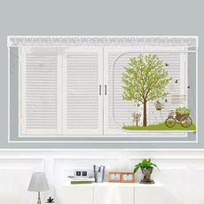 다샵 창문형 지퍼식 EVA 방풍 바람막이 초록향기 투명 200 x 120 cm + 찍찍이테이프 8p, 1세트 생활용품/생활잡화 반품 최저가 15,010원