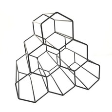 히만테스 벌집형 와인렉 W0042, 블랙, 1개 주방용품/와인용품 반품 최저가 10,540원