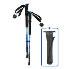 코멧 아웃도어 3단 등산스틱 2P 세트 + 수납 파우치, 블루, 1개 스포츠/레저/등산/아웃도어 반품 최저가 12,870원