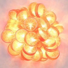 루비코코 레몬 장식 감성 캠핑 코튼볼 줄전구 조명 건전지 20구 3m, 레드, 1개 홈인테리어/조명/스탠드 반품 최저가 6,790원