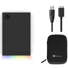 씨게이트 FireCuda Gaming 외장하드 STKL5000400 데이터 복구 서비스+파우치+USB케이블, 블랙, 5TB 가전디지털/저장장치 반품 최저가 239,200원