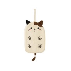 고양이 핸드타올, 베이지, 1개 홈인테리어/수건/타월 반품 최저가 6,090원