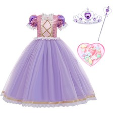 나린키즈 퍼플 볼륨샤 드레스 + 왕관봉 + 파스텔 반지 12종세트 출산/유아동/유아동패션 반품 최저가 26,870원