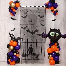 JOYPARTY 할로윈 장식커튼 할로윈나이트 가로 1m x 높이 2m, 블랙, 1개 문구/오피스/파티/이벤트 반품 최저가 5,100원