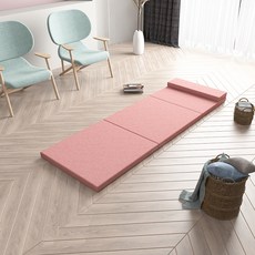 타니코튼 다용도 고탄성 3D 접이식 매트리스 70 x 200 x 8 cm, 핑크 홈인테리어/FW 침구샵 반품 최저가 45,550원