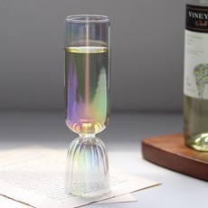 티니블랑 샤인 벨 오로라 샴페인 글라스, 1개, 200ml 주방용품/와인용품 반품 최저가 6,380원