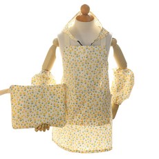 세맘스 아동용 마이미유 방수 앞치마 + 두건 + 토시 + 파우치 세트 문구/오피스/미술/화방용품 반품 최저가 12,950원