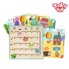 투키토이 동물 숨바꼭질 원목퍼즐 775, 1개 완구_취미/학습완구/교구 반품 최저가 13,600원