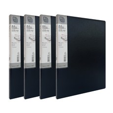 오렌지오피스 PP 플러쉬 포켓 레버화일 A4, 블랙, 4개 문구/오피스/학용품/수업준비 반품 최저가 3,740원